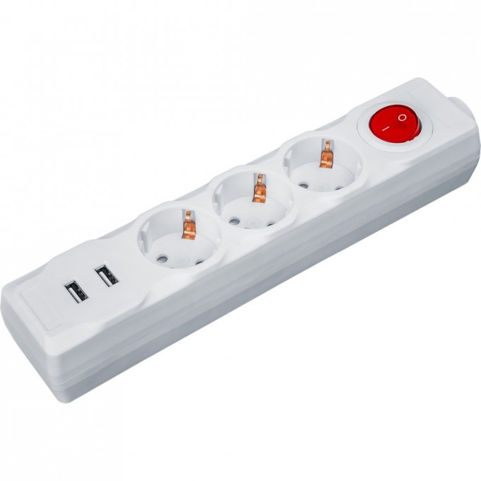Бытовой удлинитель NAVIGATOR NPE-USB01 NPE-USB01-03-180-ESC-3X1