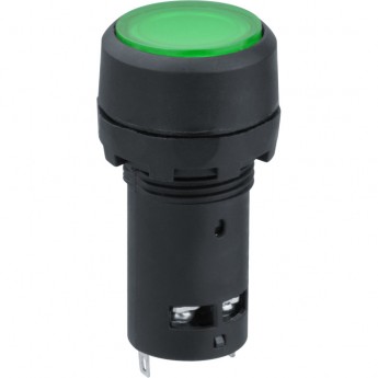 Кнопка управления и переключатель NAVIGATOR серии NBI-B-09-G ZELENAYA S PODSVETKOI D22MM 230V NO+NC