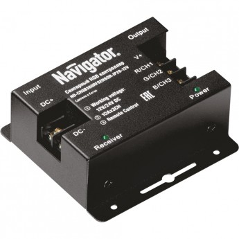 Контроллер для RGB лент NAVIGATOR серии ND-CRGB360RFSENSOR-IP20-12V Контроллер для RGB лент NAVIGATOR серии ND-CRGB360RFSENSOR-IP20-12V