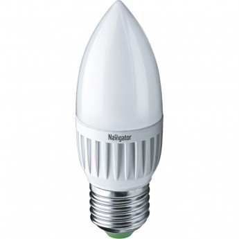 Светодиодная лампа NAVIGATOR серии NLL-P-C37-5-230-2.7K-E27-FR «свеча»