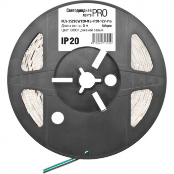 Светодиодная лента NAVIGATOR серии NLS-3528CW120-9.6-IP20-12V-PRO R5 Светодиодная лента NAVIGATOR серии NLS-3528CW120-9.6-IP20-12V-PRO R5