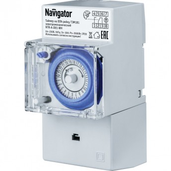 Таймеры NAVIGATOR DIN-рейку NTR-A-D01-GR Таймеры NAVIGATOR DIN-рейку NTR-A-D01-GR