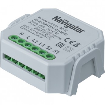Умный выключатель Navigator NSH-SWITCH-01-Wi-Fi Умный выключатель Navigator NSH-SWITCH-01-Wi-Fi